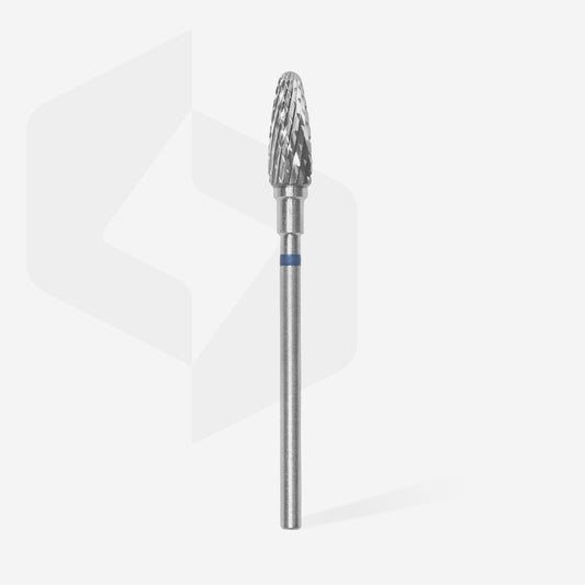 STALEKS Carbide nail drill bit corn blue EXPERT head diameter 5 mm / working part 13 mm