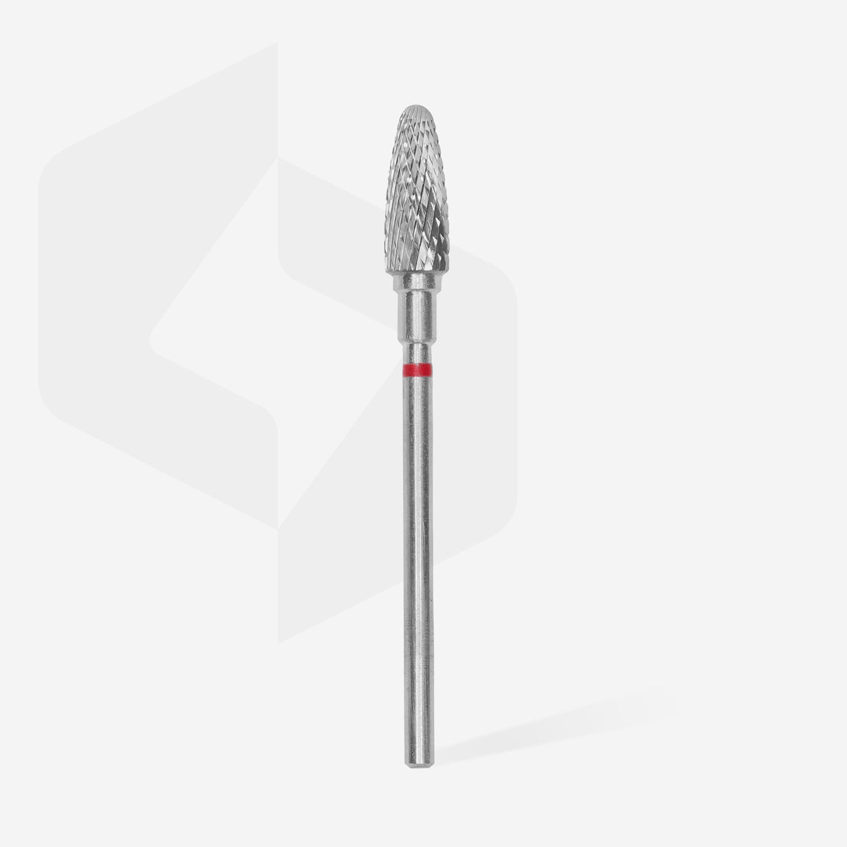 STALEKS Carbide nail drill bit corn red EXPERT head diameter 5 mm / working part 13 mm - All Pro Beauty