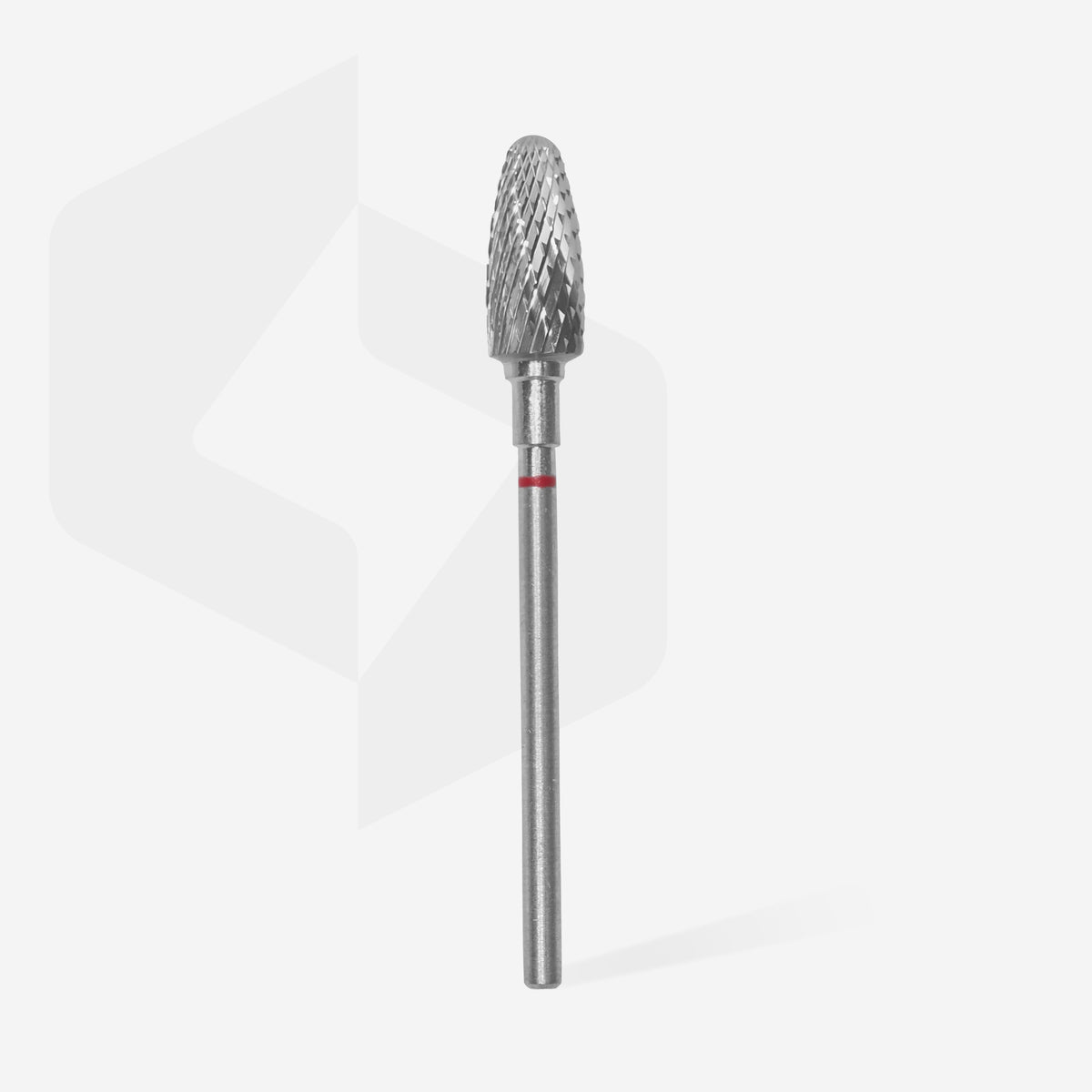 STALEKS Carbide nail drill bit corn red EXPERT head diameter 6 mm / working part 14 mm - All Pro Beauty
