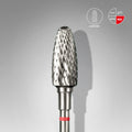 STALEKS Carbide nail drill bit corn red EXPERT head diameter 6 mm / working part 14 mm - All Pro Beauty
