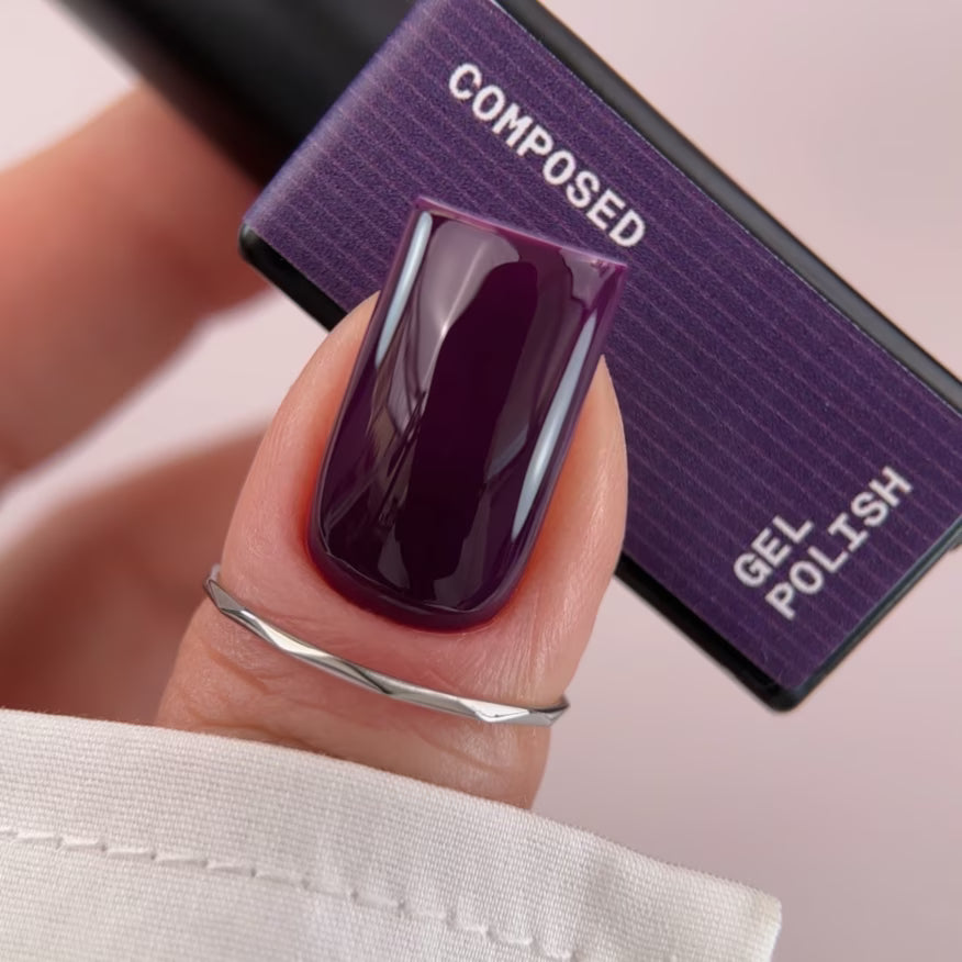 BIBLIOTEKA Gel Polish № 62 Composed – Deep Purple, 10 ml.