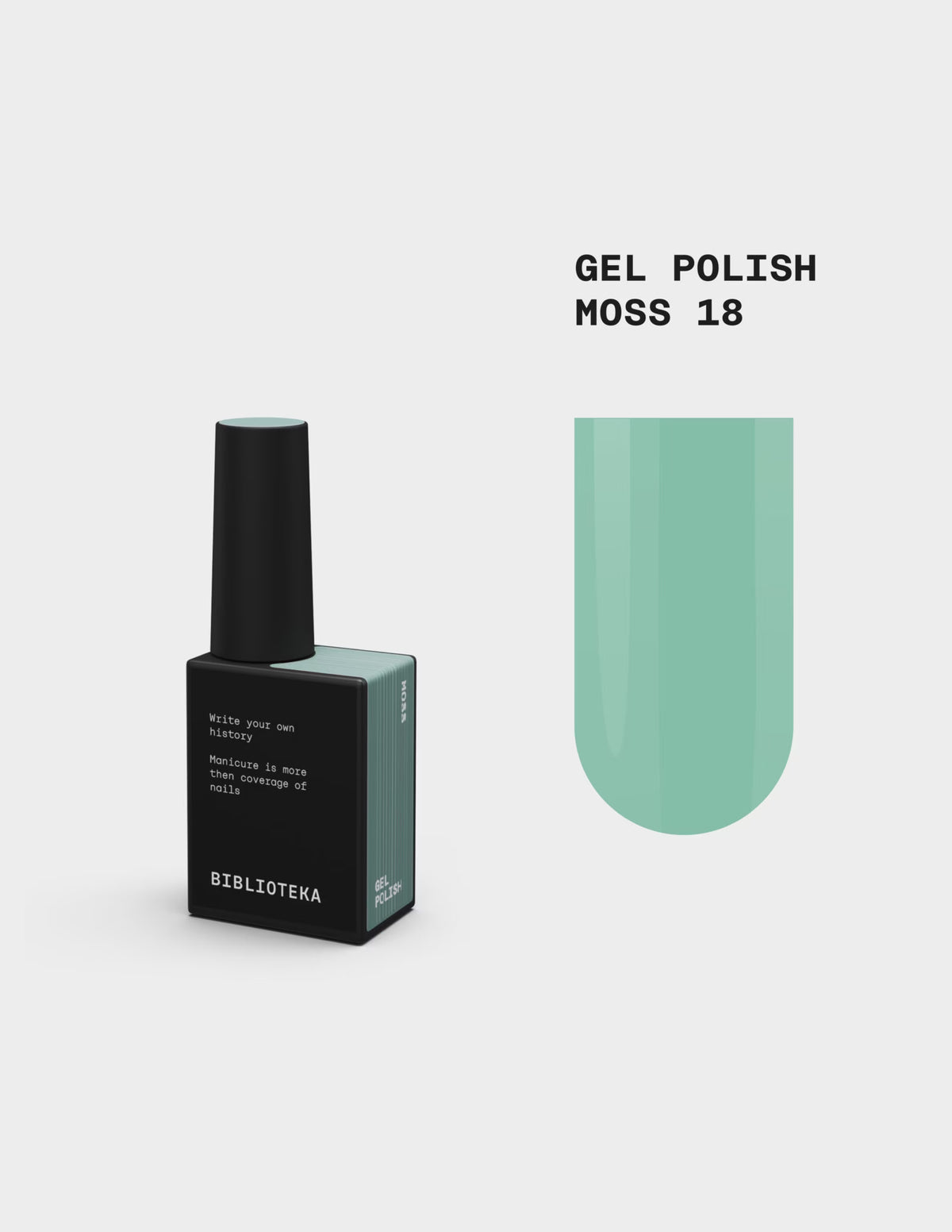 BIBLIOTEKA Gel Polish № 18 Moss, 10 ml