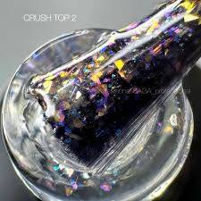 SAGA CRUSH (transparent with holographic flakes) 10 ml - no2 - All Pro Beauty