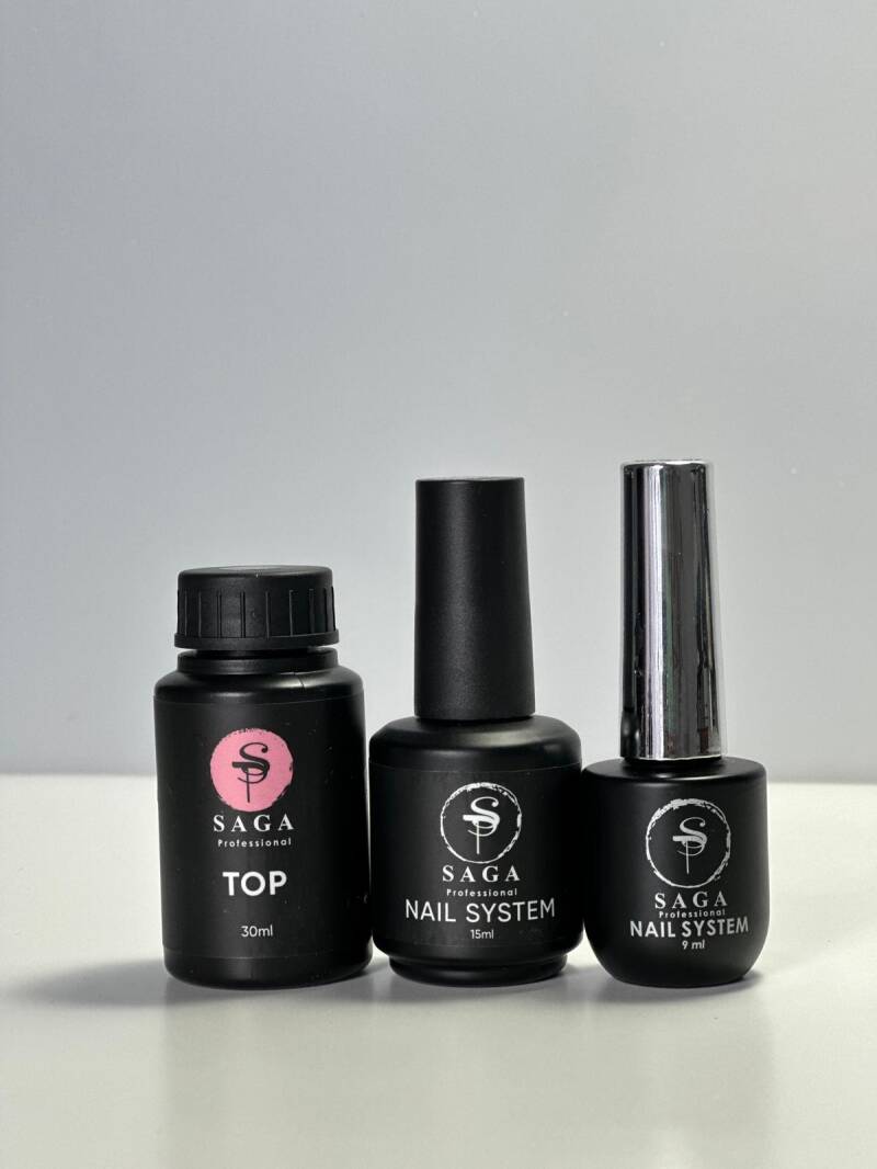 SAGA Top No Wipe Titanium, (8ml,15 ml,30ml) — 30ml