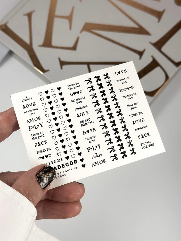 SOVADECOR Sticker 218 - All Pro Beauty