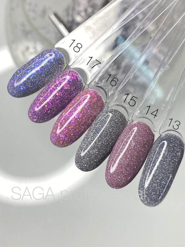Saga Professional Fiery Gel polish No15 (9ml)