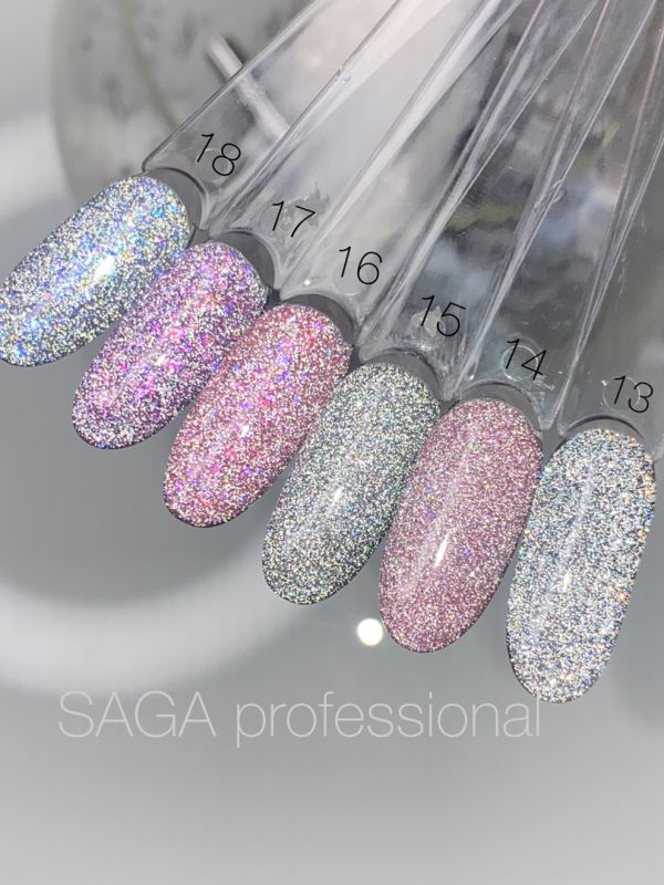 Saga Professional Fiery Gel polish No15 (9ml)
