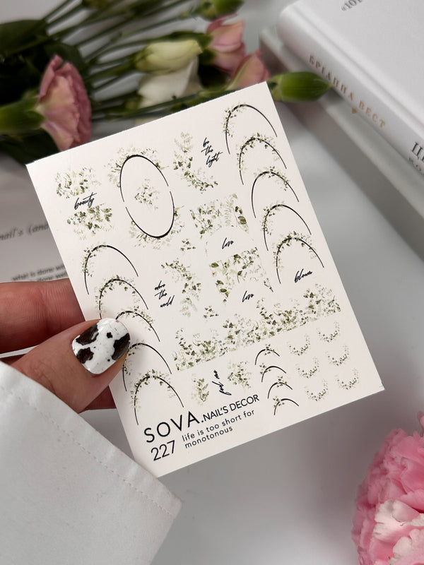 SOVADECOR Sticker 227 - All Pro Beauty