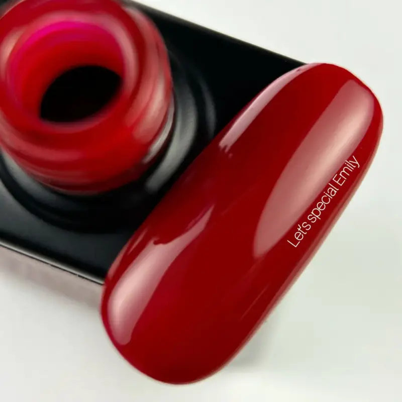 NAILSOFTHEDAY Let's Special Emily - deep red one-coat gel nail polish, 10 ml - All Pro Beauty