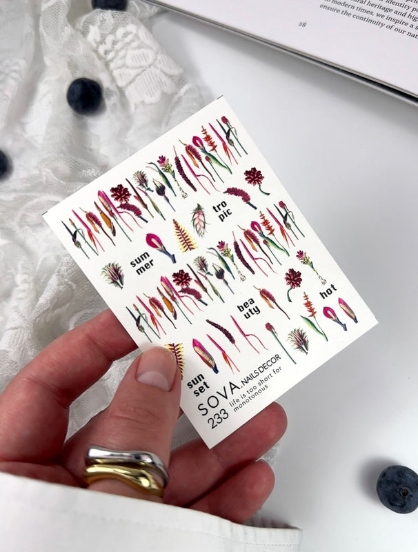 SOVADECOR Sticker 233 - All Pro Beauty