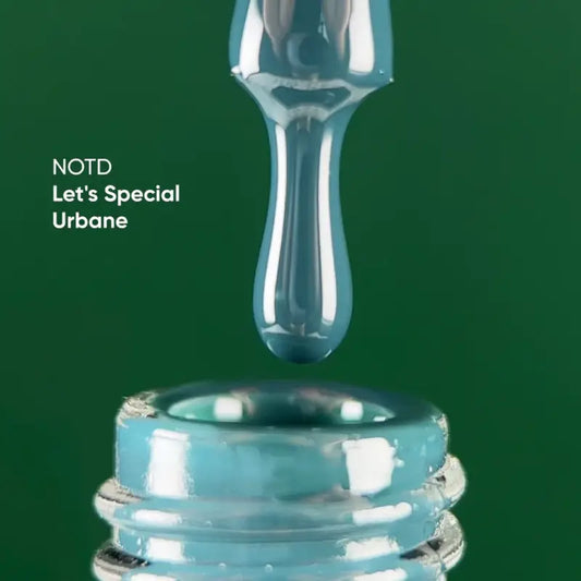 NAILSOFTHEDAY Let's special Urbane — gray-green gel nail polish covering one layer, 10 ml