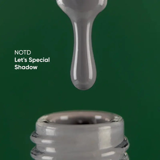 NAILSOFTHEDAY Let's special Shadow — light gray gel nail polish covering one layer, 10 ml