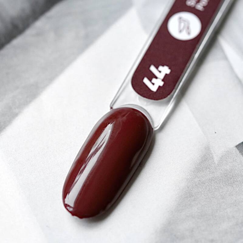 Gel polish Siller No.44/burgundy/ (8ml) - All Pro Beauty