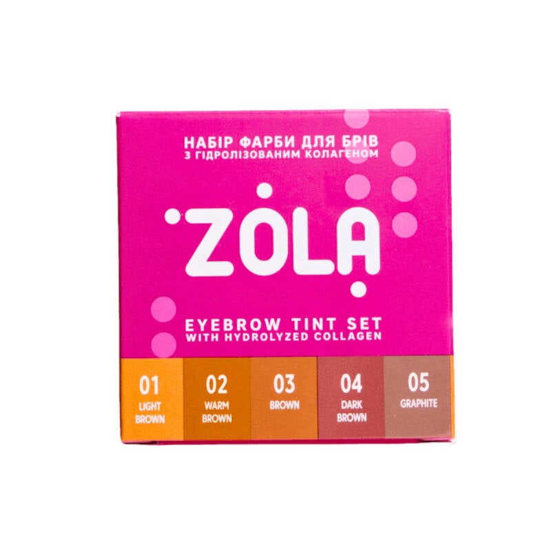 ZOLA Eyebrow Tint Set - Sachets 10pcs - All Pro Beauty