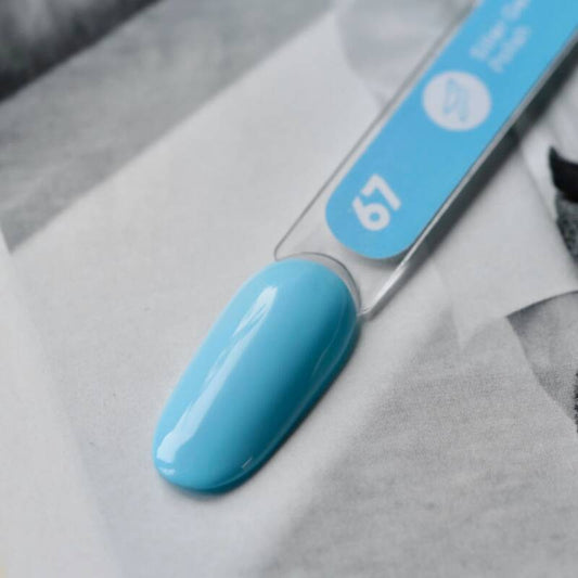 Gel polish Siller No.67/blue/ (8ml) - All Pro Beauty