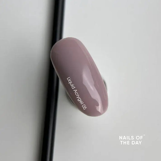 NAILSOFTHEDAY Liquid Acrygel 05 — dusty pink liquid acrygel of a new formula for nails, 15 ml