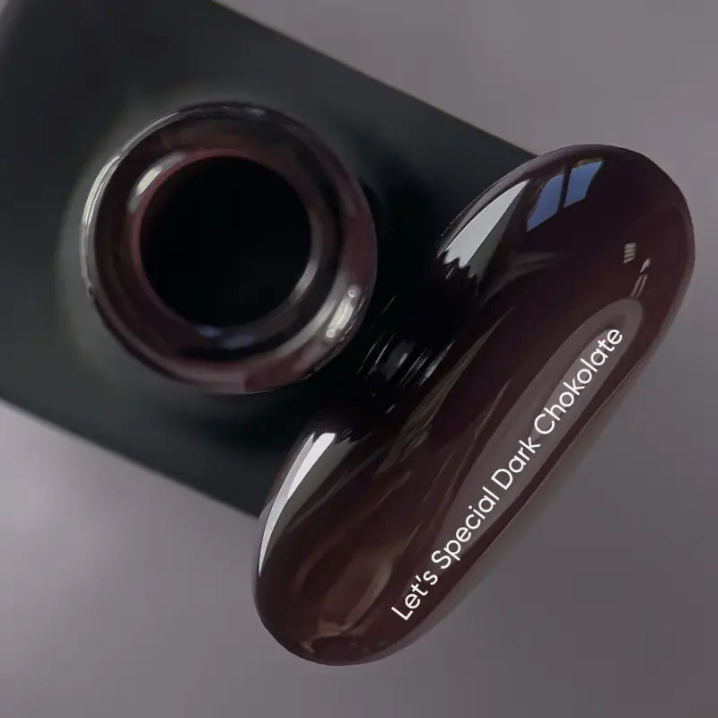 NAILSOFTHEDAY Let's special Dark Chocolate - dark brown gel polish for nails covering one layer, 10 ml