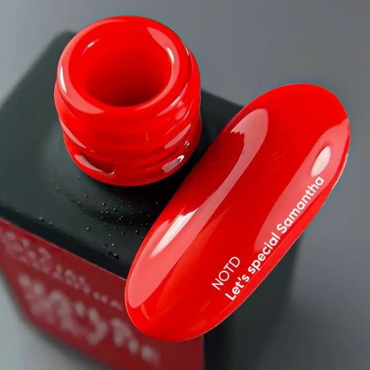 NAILSOFTHEDAY Let's special Samantha — crimson gel nail polish covering one layer, 10 ml