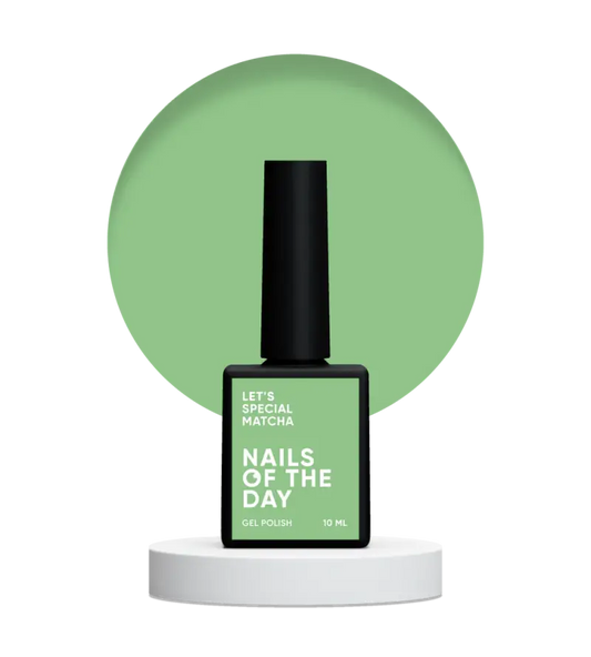 NAILSOFTHEDAY Let's special Matcha - pistachio gel nail polish covering one layer, 10 ml