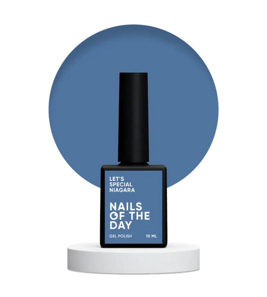 NAILSOFTHEDAY Let's special Niagara - Dark Cornflower/Denim One Layer Overlay Gel Nail Polish 10ml