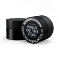 NAILSOFTHENIGHT Diamond Premium gel - gel polish 01 — silver gel polish with fine metallic nail polish, 5 ml - All Pro Beauty