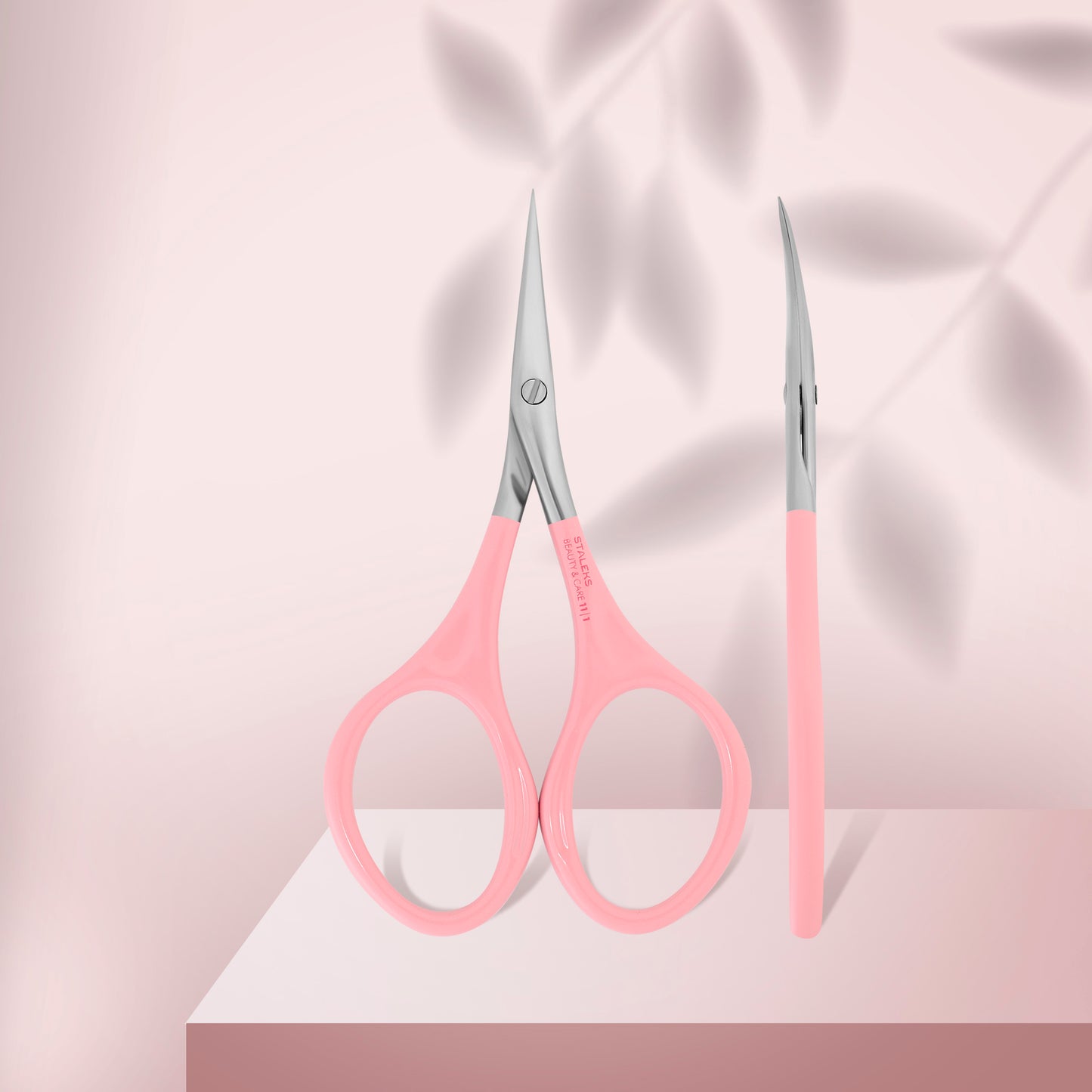 STALEKS Pink cuticle scissors BEAUTY & CARE 11 TYPE 1