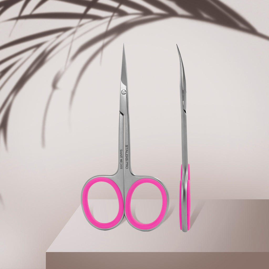 STALEKS Professional cuticle scissors SMART 40 TYPE 3 (SS-40/3) - All Pro Beauty
