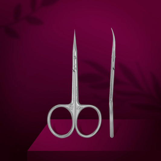 Professional cuticle scissors EXCLUSIVE 20 TYPE 2 magnolia (SQ-20/2m)