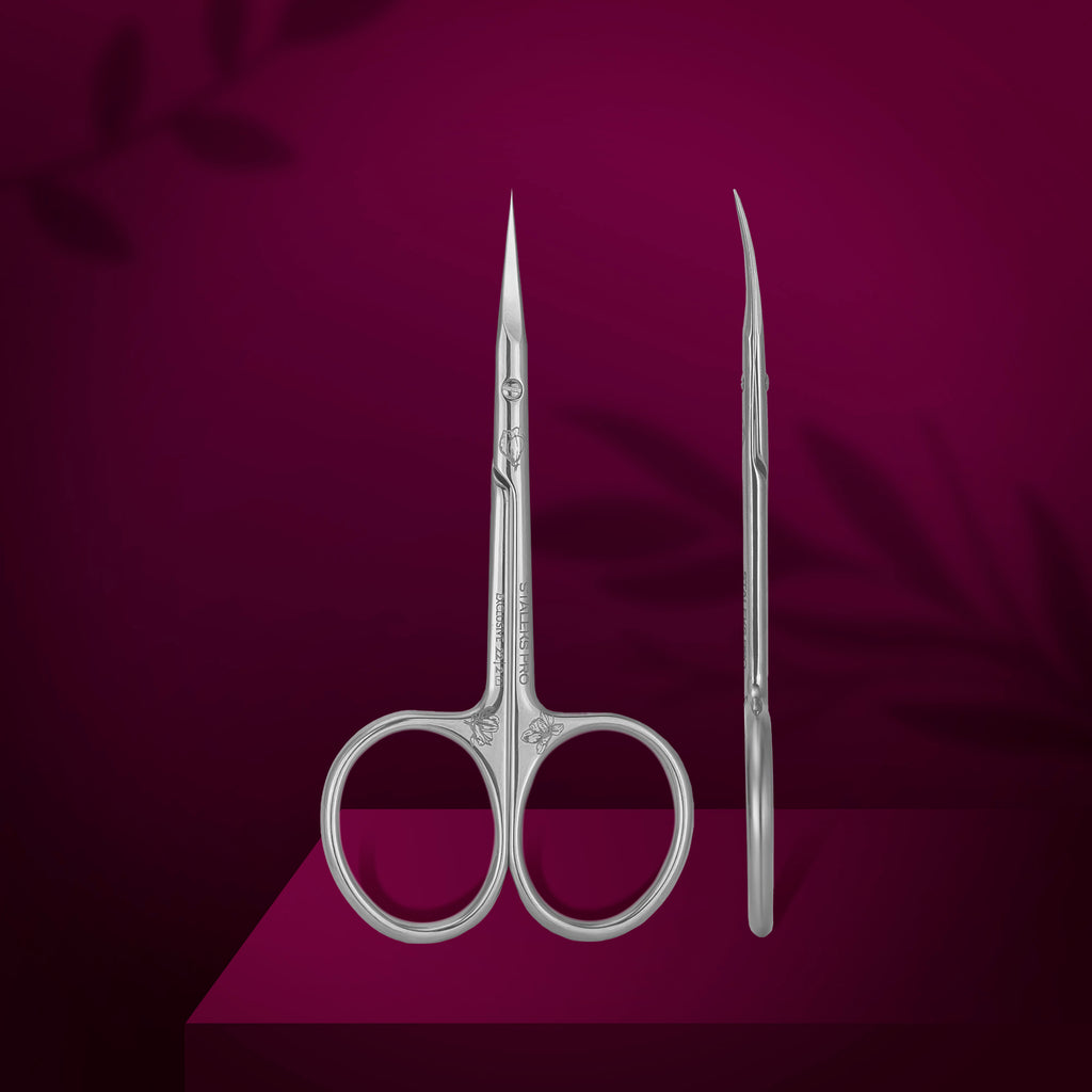 STALEKS Professional cuticle scissors EXCLUSIVE 22 TYPE 2 magnolia (SX-22/2m) - All Pro Beauty