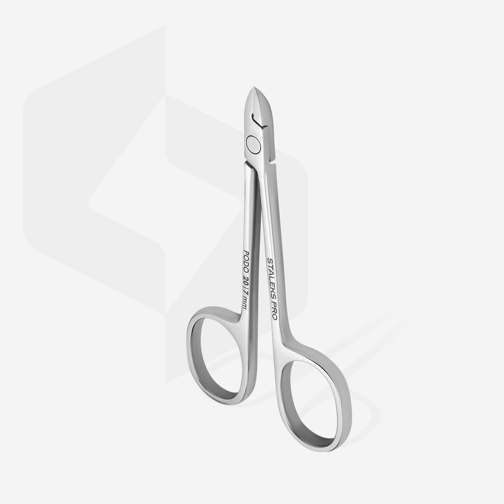 STALEKS Podology scissors style nippers for cuticle and callus PODO 20 7 mm