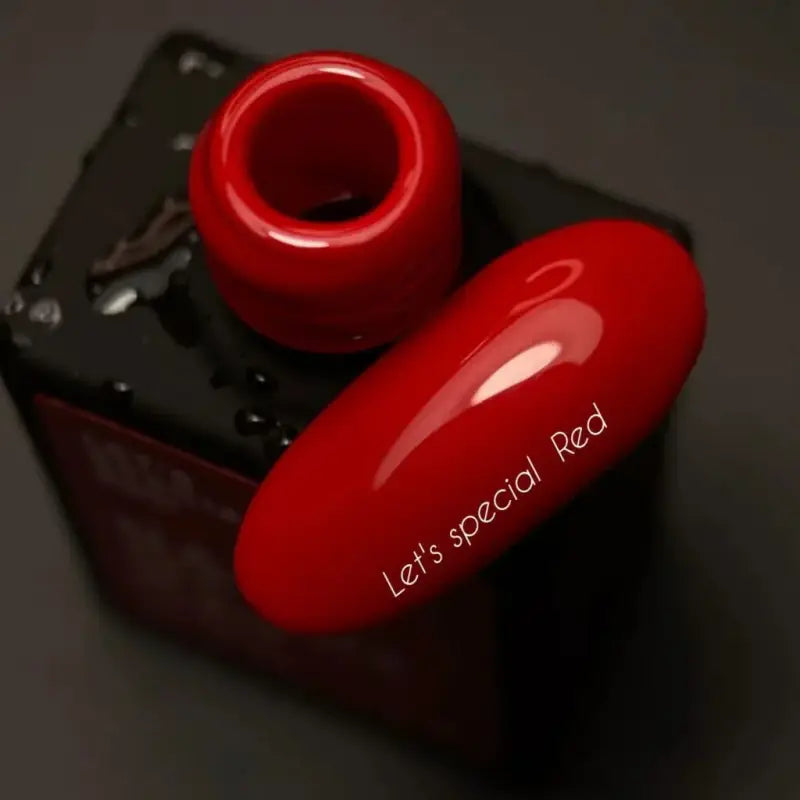 NAILSOFTHEDAY Let's special Red — a special red gel polish overlapping in one layer, 10 ml