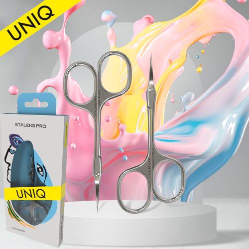 Staleks Pro - Professional cuticle scissors UNIQ 30 TYPE 4 Asymmetric