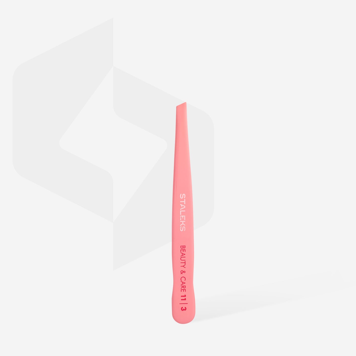STALEKS Eyebrow tweezers BEAUTY & CARE TBC-11/3 (wide beveled)