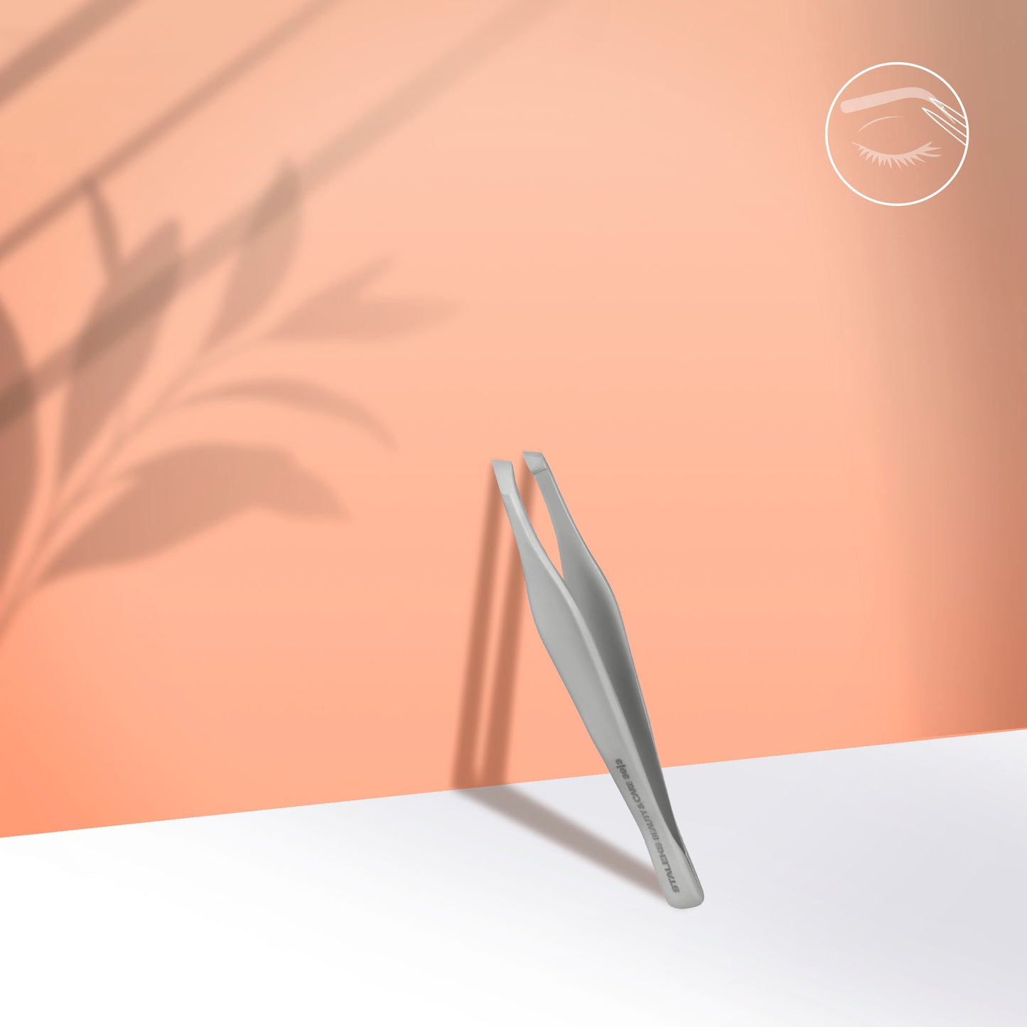 Eyebrow tweezers BEAUTY & CARE TBC-30/3 (wide beveled)