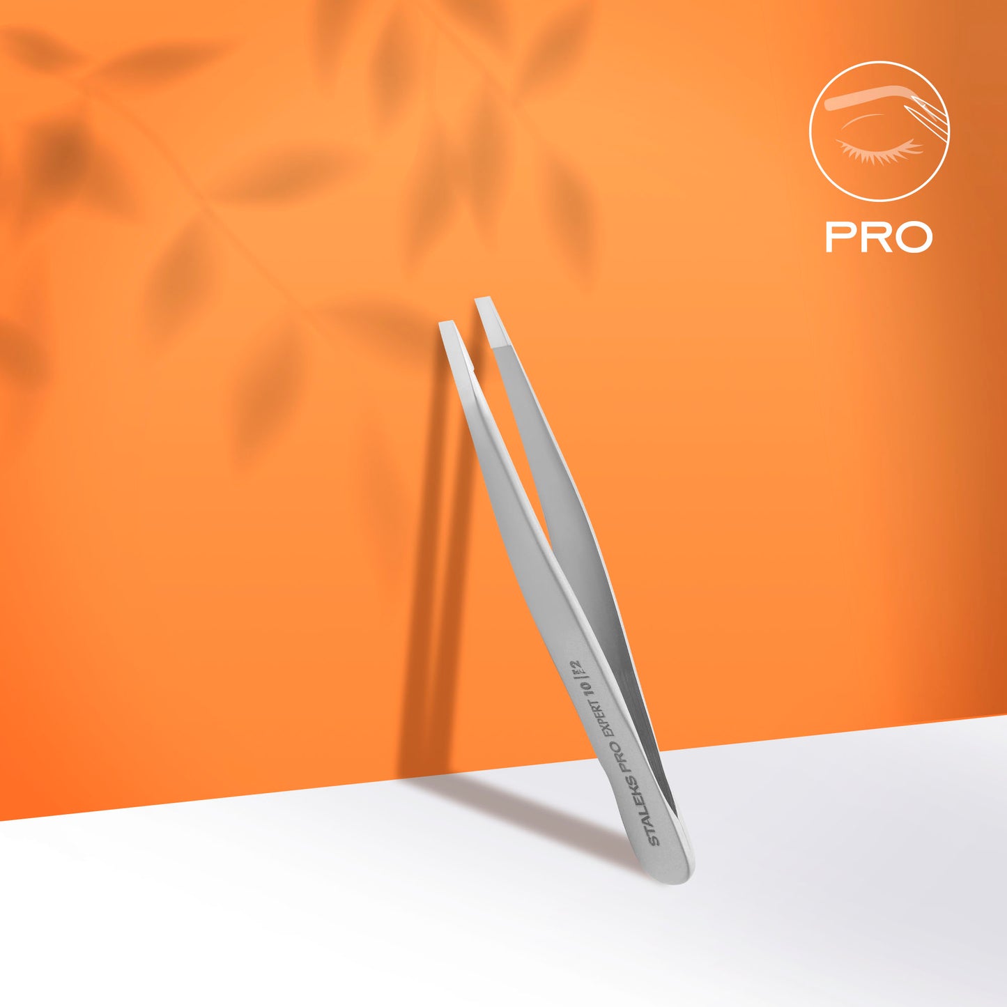 Eyebrow tweezers EXPERT  narrow straight (TE-10/2, 10/7, 20/3)