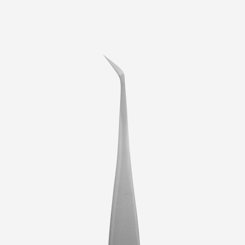 STALEKS  Professional eyelash tweezers EXPERT 40 TYPE 2 (L-shaped, 70′) - All Pro Beauty