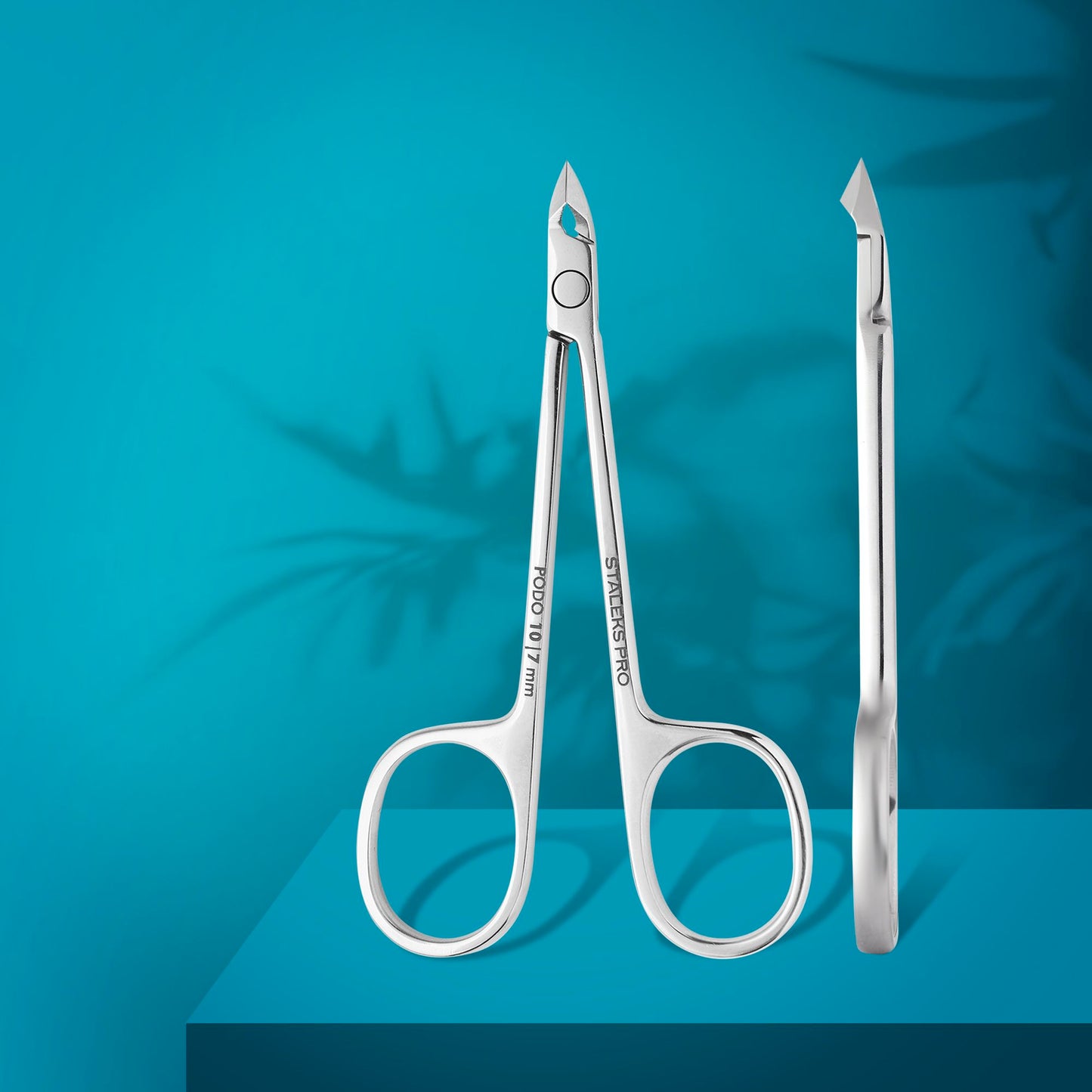 STALEKS Podology scissors style nippers for cuticle and callus PODO 10 7 mm