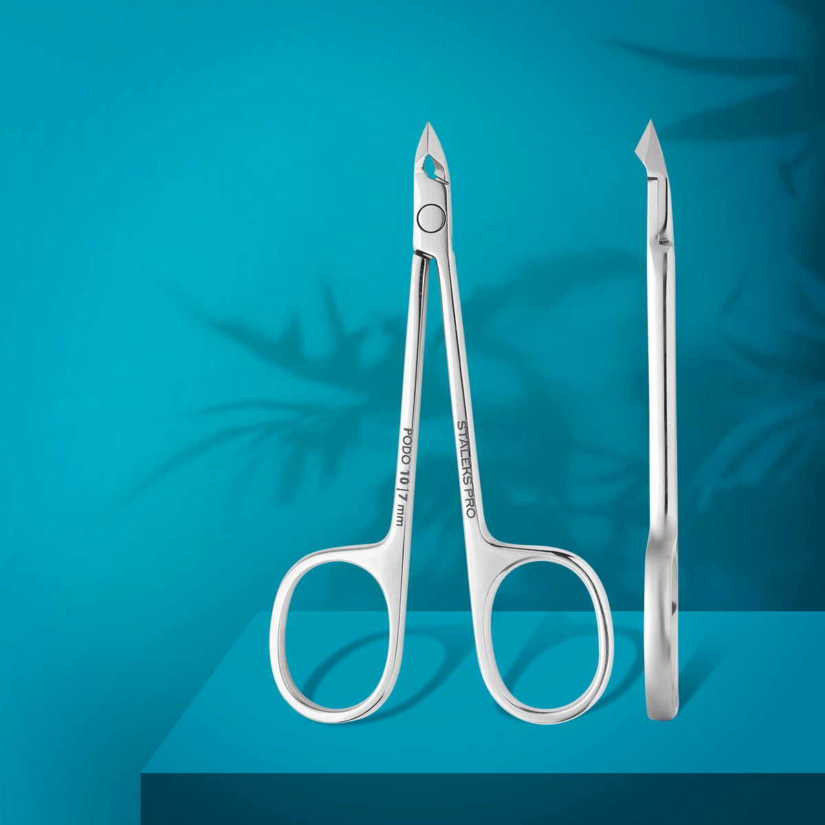 STALEKS Podology scissors style nippers for cuticle and callus PODO 10 7 mm