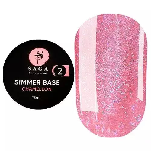 SAGA  Shimmer Base CHAMELEON 2 (15ml) Peach - All Pro Beauty