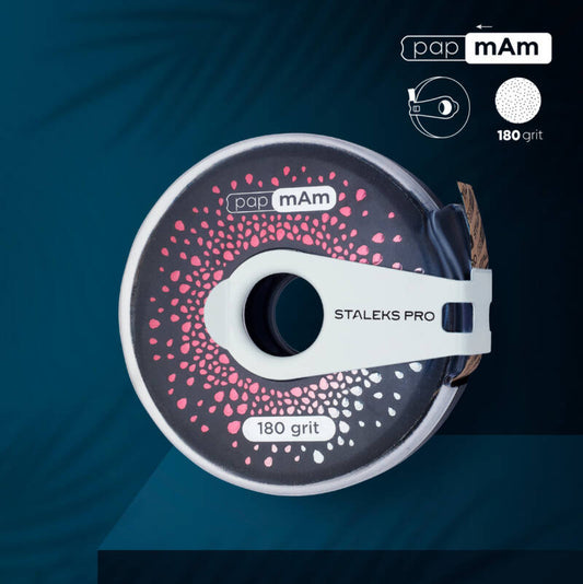 STALEKS PRO - Replaceable file tape papmAm EXCLUSIVE in a plastic reel 180 grit, 6 m
