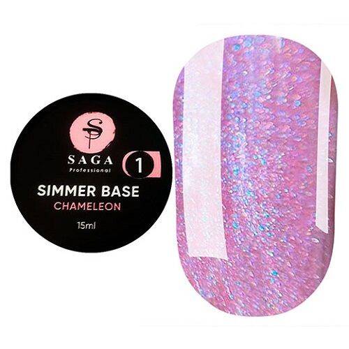 SAGA  Shimmer Base CHAMELEON 1 (15ml) Pink - All Pro Beauty