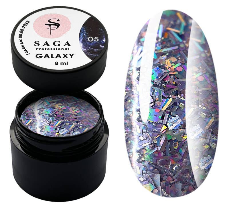 Saga Professional Galaxy Glitter No5 (8 мл)