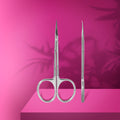 STALEKS  Professional cuticle scissors with hook EXPERT 51 TYPE 3 (SE-51/3) - All Pro Beauty