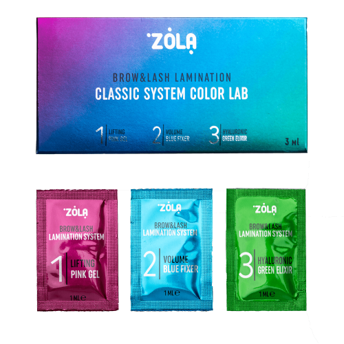 ZOLA Color Lab Set for Lamination in Sachet (3 x 1 ml) - All Pro Beauty