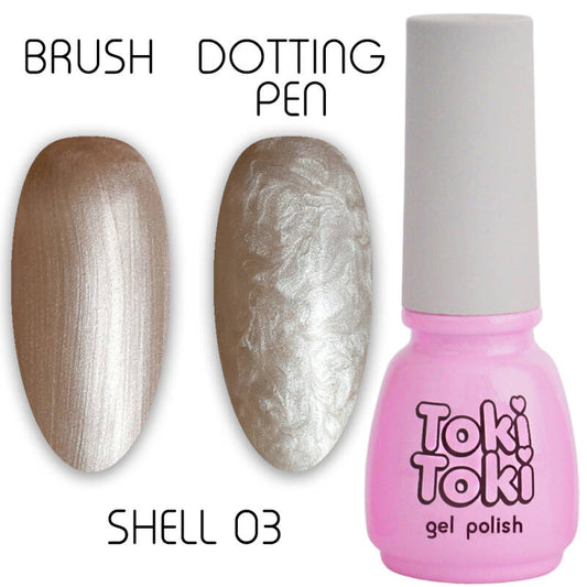 Toki-Toki Gel polish Shell #03
