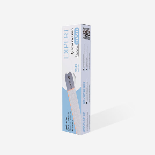 STALEKS Disposable white files papmAm EXPERT22 (DFCE-22-100,150,180 grit) 50 pcs