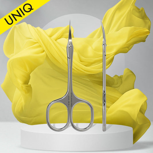 STALEKS Professional cuticle scissors Ballerina UNIQ 10 TYPE 4 (SQ-10/4)