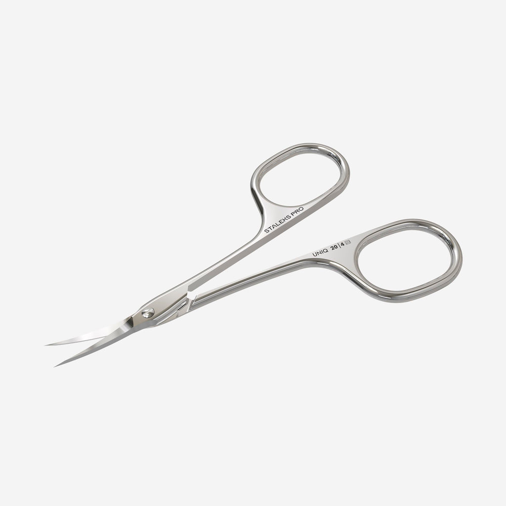 STALEKS Professional cuticle scissors Asymmetric UNIQ 20 TYPE 4 (SQ-20/4) - All Pro Beauty