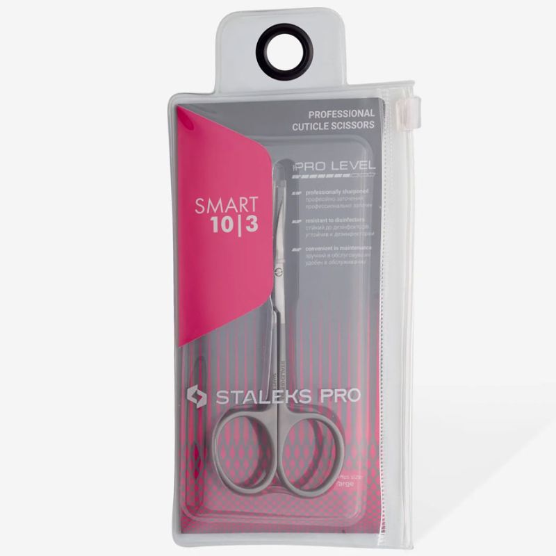 STALEKS Professional cuticle scissors SMART 10 TYPE 3 (SS-10/3)