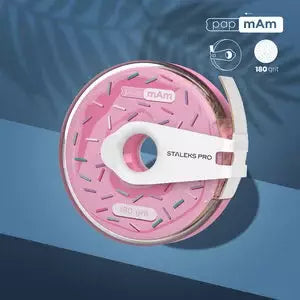 STALEKS PRO - REPLACEABLE FILE TAPE PAPMAM WHITE EXPERT IN A PLASTIC REEL STALEKS PRO 180 GRIT  7m.